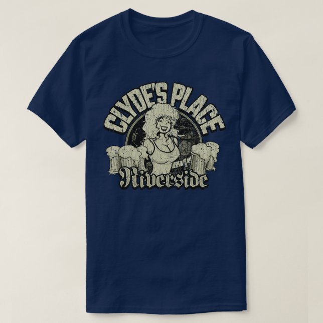 Dive Bar Clydes Place 9 T Shirt (Design framsida)