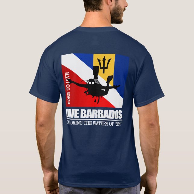 Dive Barbados DF2 T Shirt (Baksida)
