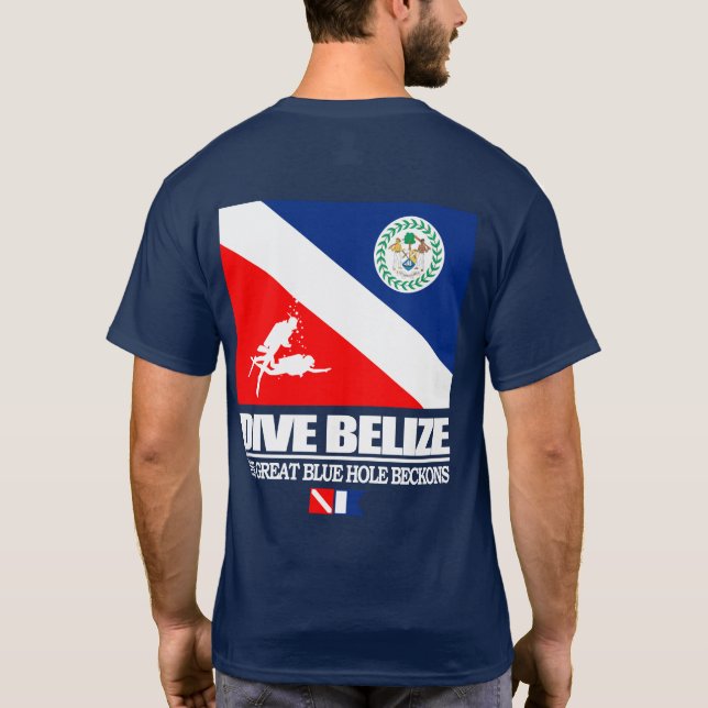 Dive Belize (SK) T Shirt (Baksida)