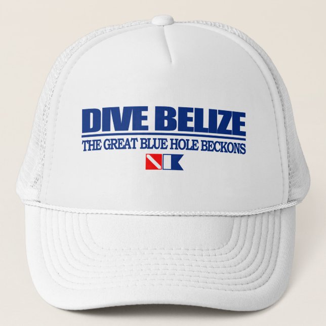 Dive Belize Truckerkeps (Framsida)