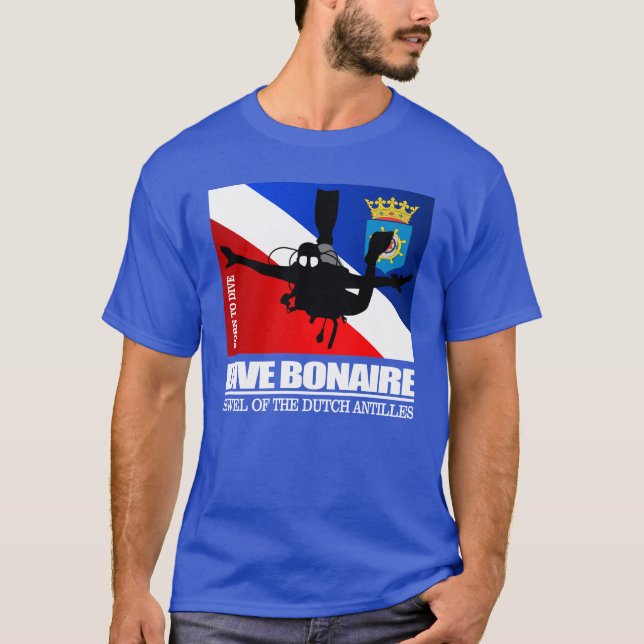 Dive Bonaire DF2 T Shirt (Framsida)