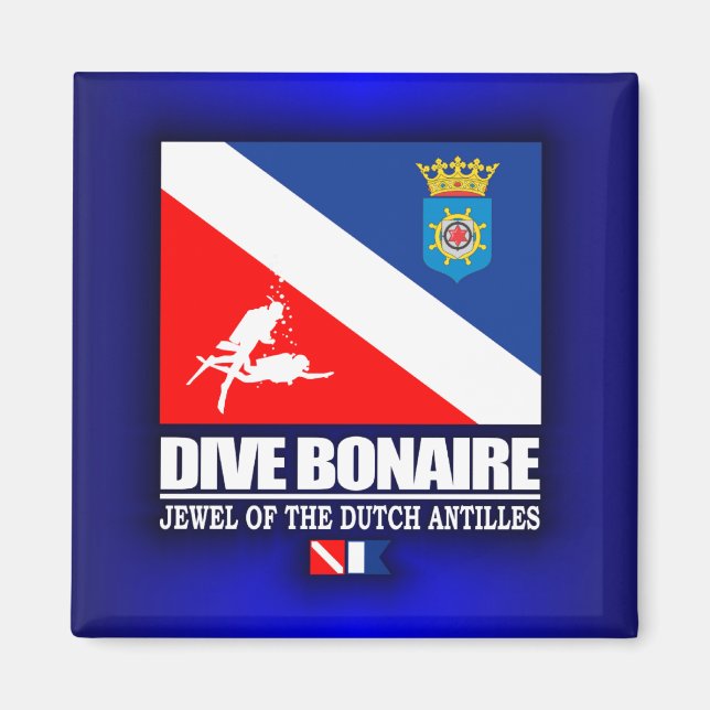 Dive Bonaire Magnet (Framsidan)