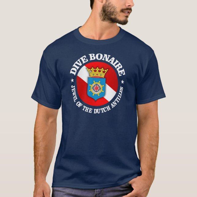 Dive Bonaire (rd) Apparel Tee (Framsida)