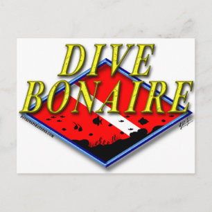 Dive Bonaire-vykort Vykort