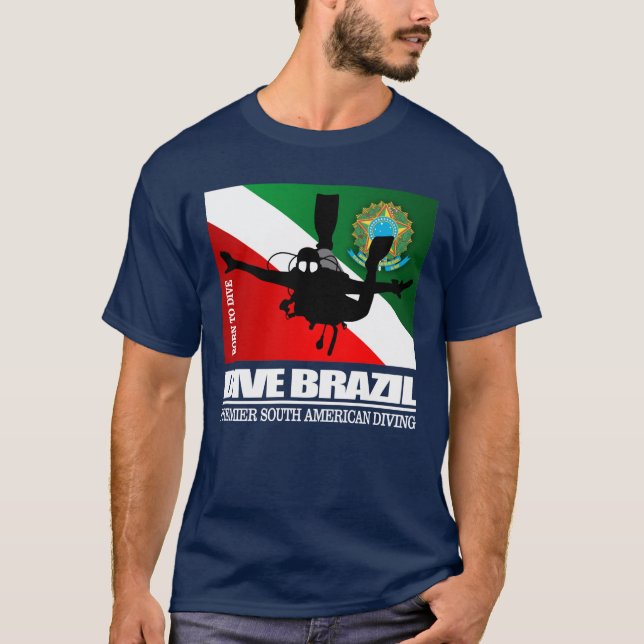 Dive Brasilien DF2 T Shirt (Framsida)