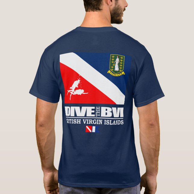 Dive BVI (sq) T Shirt (Baksida)