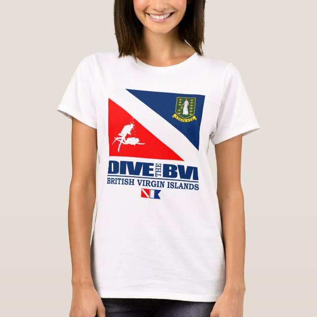 Dive BVI (sq) T Shirt (Framsida)