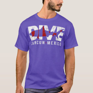 DIVE Cancun Mexico DYKA Diver T Shirt