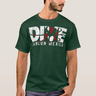 DIVE Cancun Mexico DYKA Octopus T Shirt