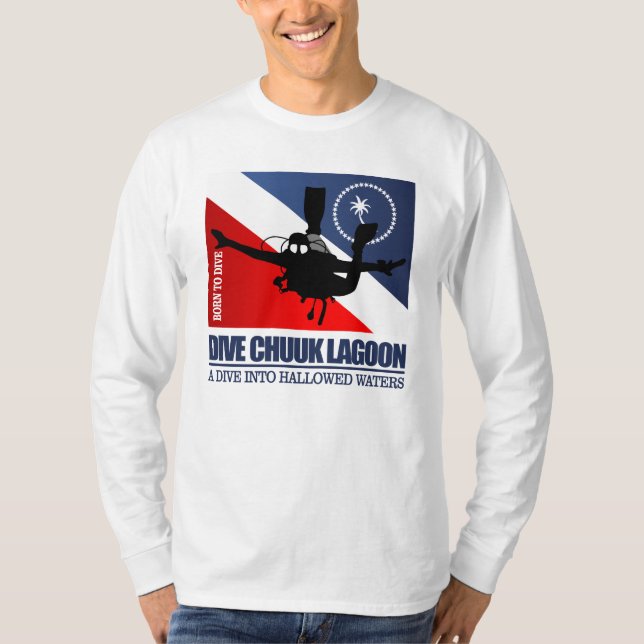 Dive Chuuk Lagoon DF2 T Shirt (Framsida)