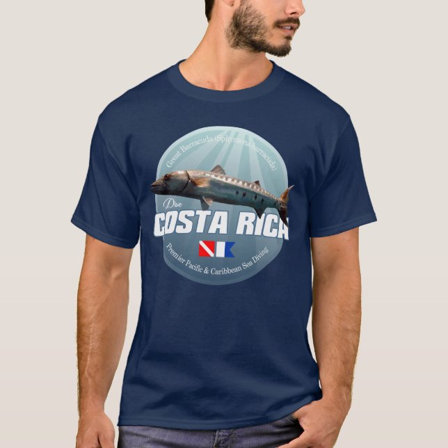 Dive Costa Rica (DD2) T-Shirt (Framsida)