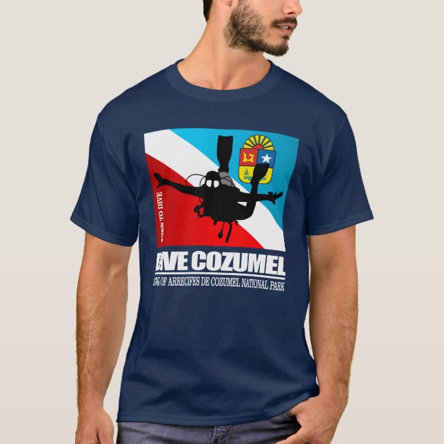Dive Cozumel DF2 T Shirt (Framsida)