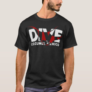 DIVE Cozumel Mexico DYKA Diver Manta Ray T Shirt