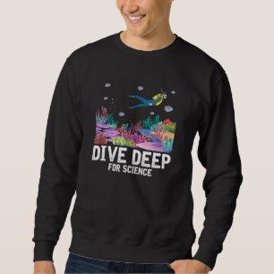 Dive Deep for Science Dyka Marine Biology Lång Ärmad Tröja