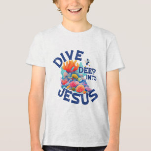 Dive Deep in to Jesus Vbs Christian Dyka Un T Shirt
