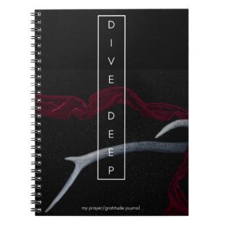 Dive Deep Prayer och Gratitude Journal Anteckningsbok