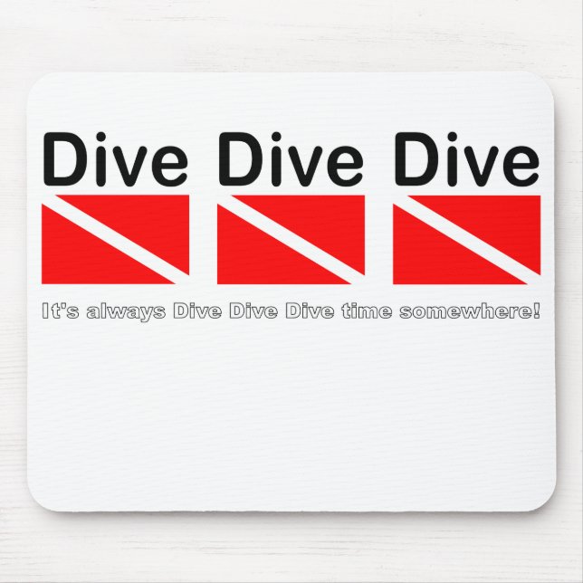 DIVE DIVE DIVE - Mus Pad Musmatta (Framsidan)