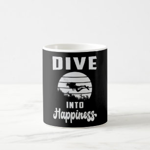 Dive Diver Sea Dyka Funny Gift Idea Kaffemugg