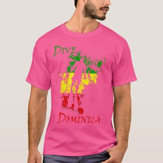 Dive Dominica Väster Indies Vacation Diving T Shirt