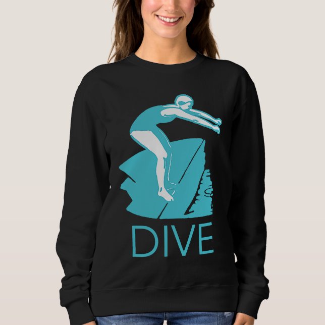 DIVE Encourage Inspire Motivate Boost Support Retr T Shirt (Framsida)