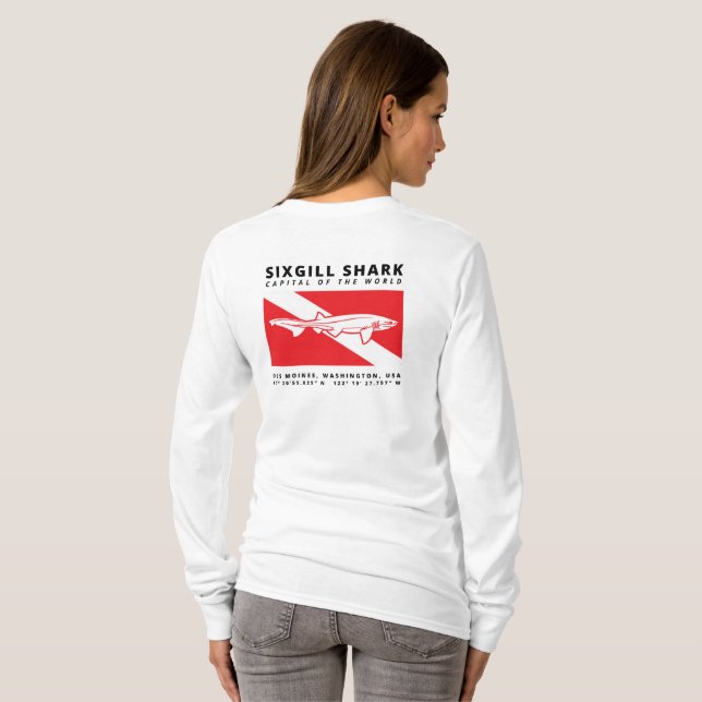 Dive Flagga Light Shirt T (Hel baksida)