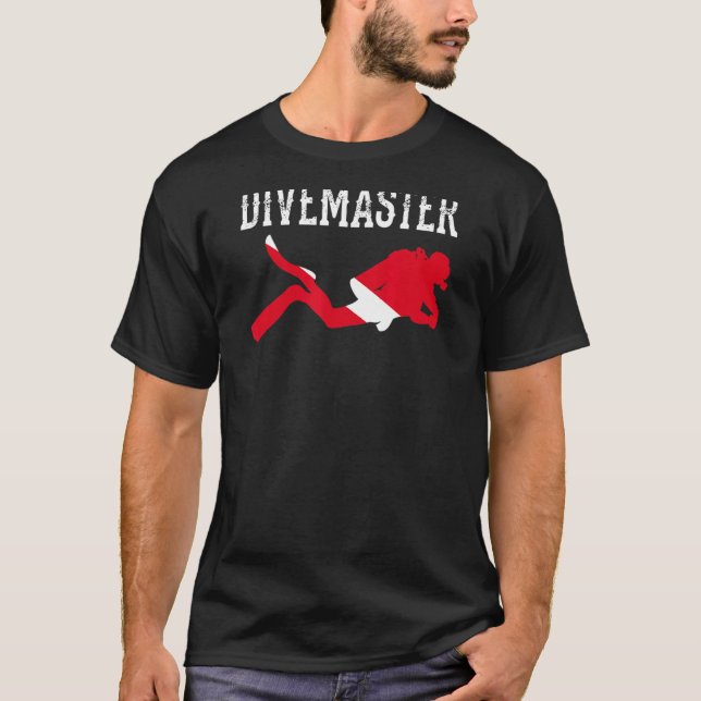 Dive Flagga Stil T Shirt (Framsida)
