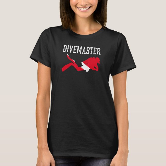 Dive Flagga Stil T Shirt (Framsida)