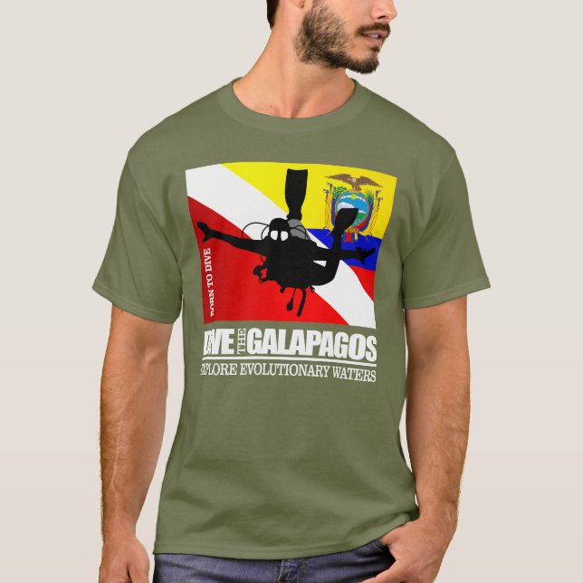 Dive Galapagos DF2 T Shirt (Framsida)