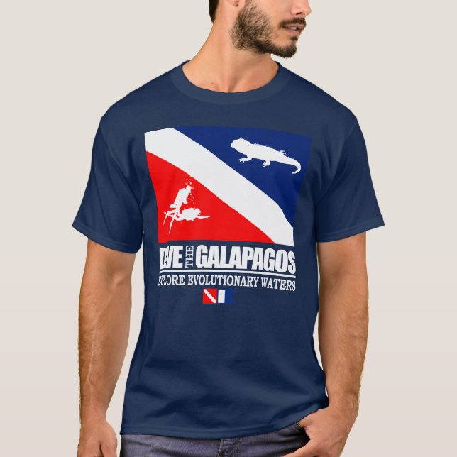 Dive Galapagos T Shirt (Framsida)