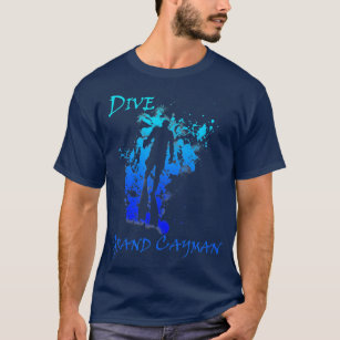 Dive Grand Cayman Väster Indies Vacation Diving T Shirt