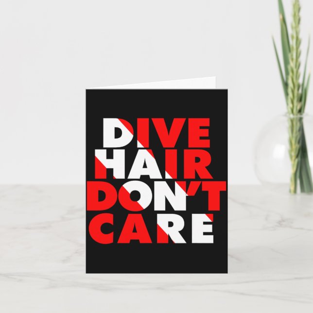Dive Hair Don't Care  Kort (Framsida)