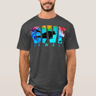 DiVE HAWAII Sharks Sunset Dyka Snorkeling T Shirt