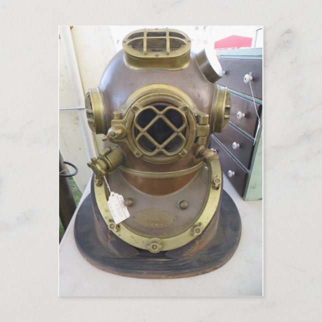 Dive Helmet Vykort (Framsida)