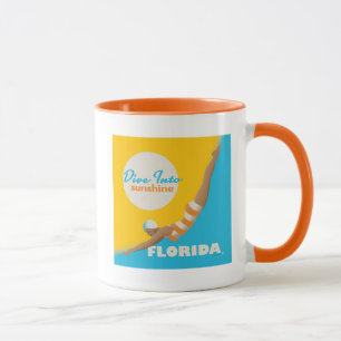 Dive in i solskine Florida Mugg