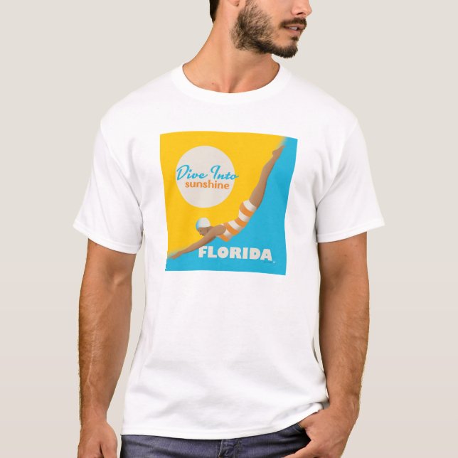 Dive in i solskine | Florida T Shirt (Framsida)
