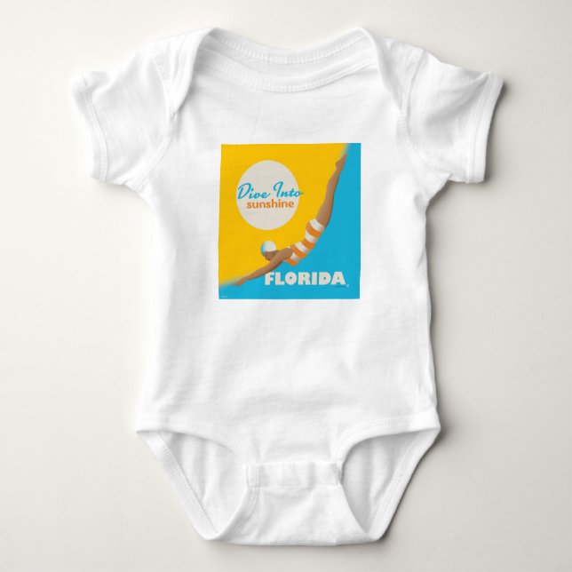 Dive in i solskine | Florida T Shirt (Framsida)