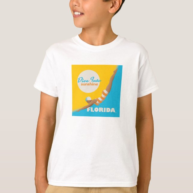 Dive in i solskine | Florida T Shirt (Framsida)
