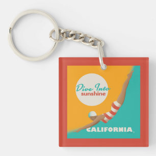 Dive in i solskine Kalifornien