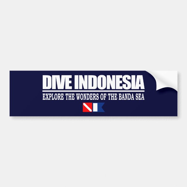 Dive Indonesia Bildekal (Framsidan)