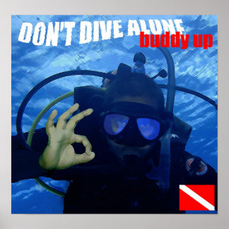 Dive inte Ensam Poster