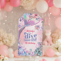 Dive into Five Flower Glitter Mermaid Tail 
