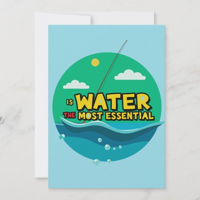 Dive into Our Big Day Inbjudningar (Framsida)