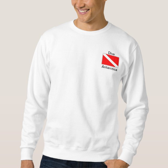 Dive McMurdo Station, Antarctica Sweatshirt (Framsida)