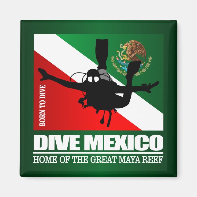 Dive Mexiko DF2 Magnet (Framsidan)