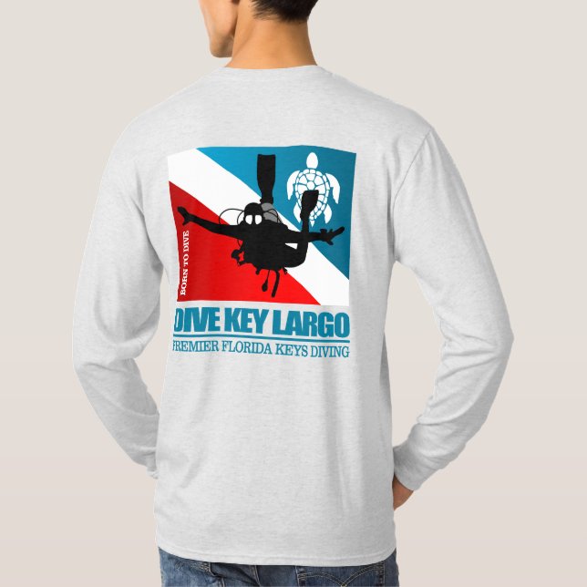Dive Nyckel Largo DF2 T Shirt (Baksida)