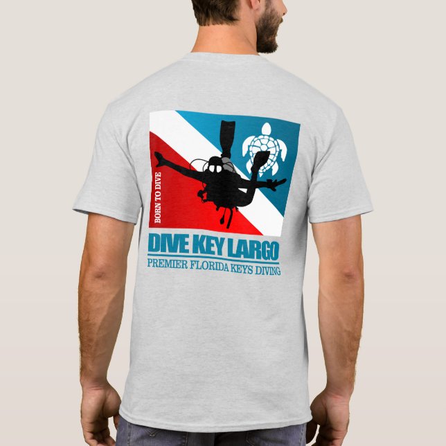 Dive Nyckel Largo DF2 T Shirt (Baksida)