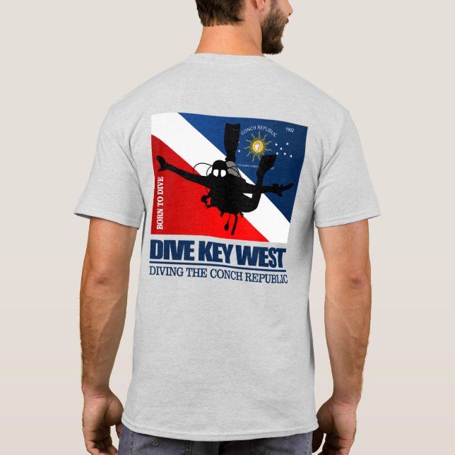 Dive Nyckel Väster DF2 T Shirt (Baksida)