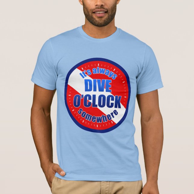 Dive O'Clock T Shirt (Framsida)
