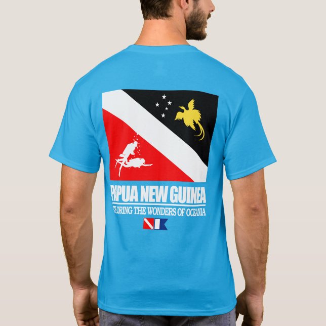 Dive Papua Nya Guinea (sq) T Shirt (Baksida)