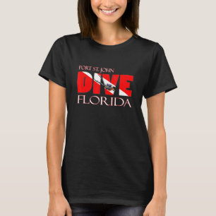 Dive Port St John Florida Dyka Snorkeling T Shirt